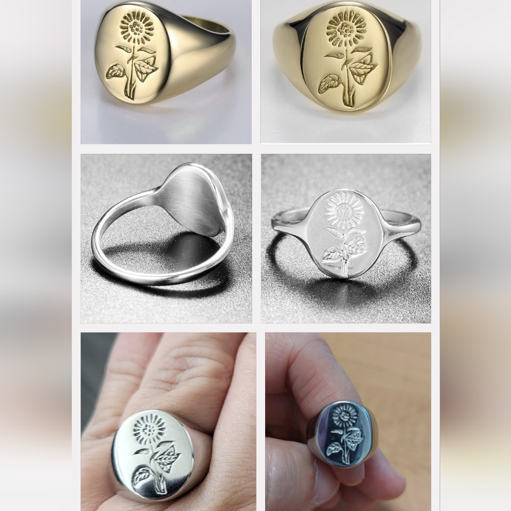 Sunflower ring